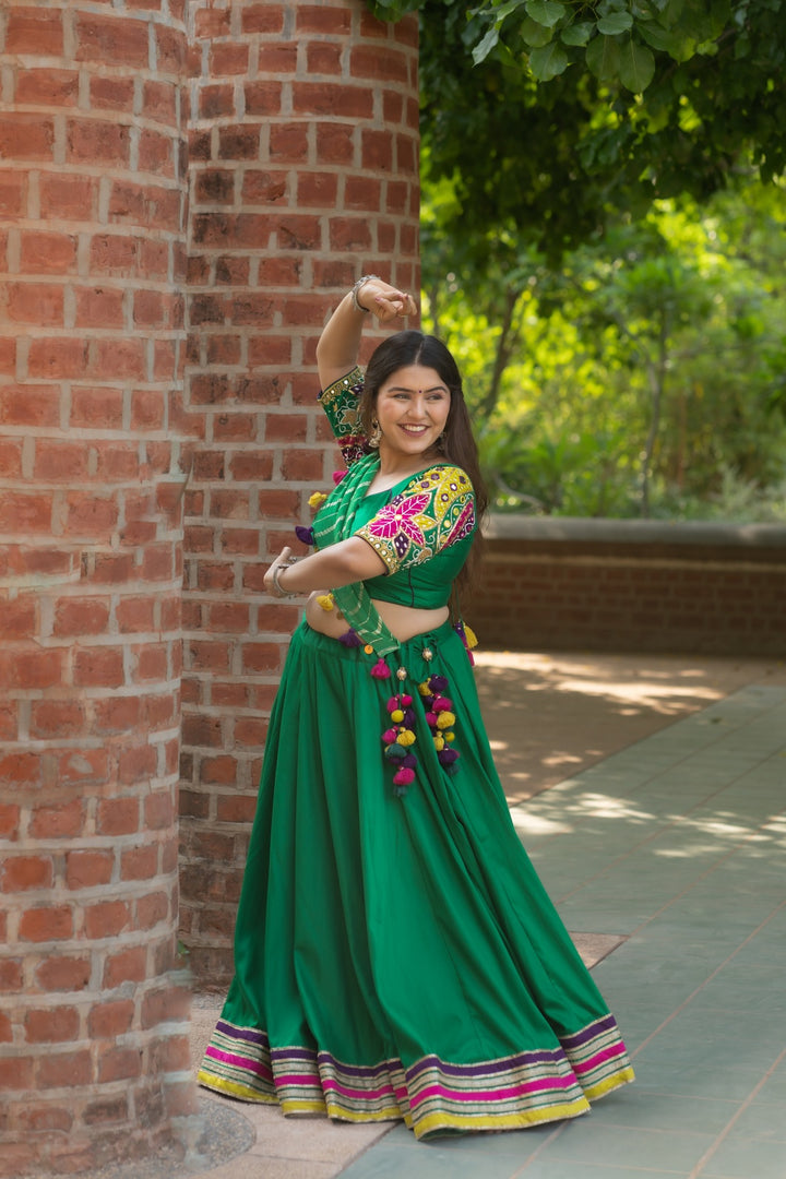 Zehra Lehenga – Green