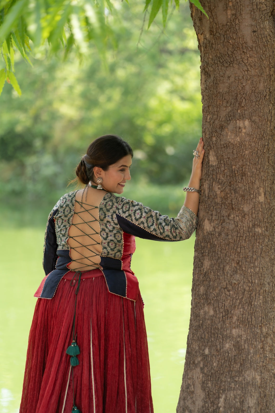 Sitara Blouse – Maroon