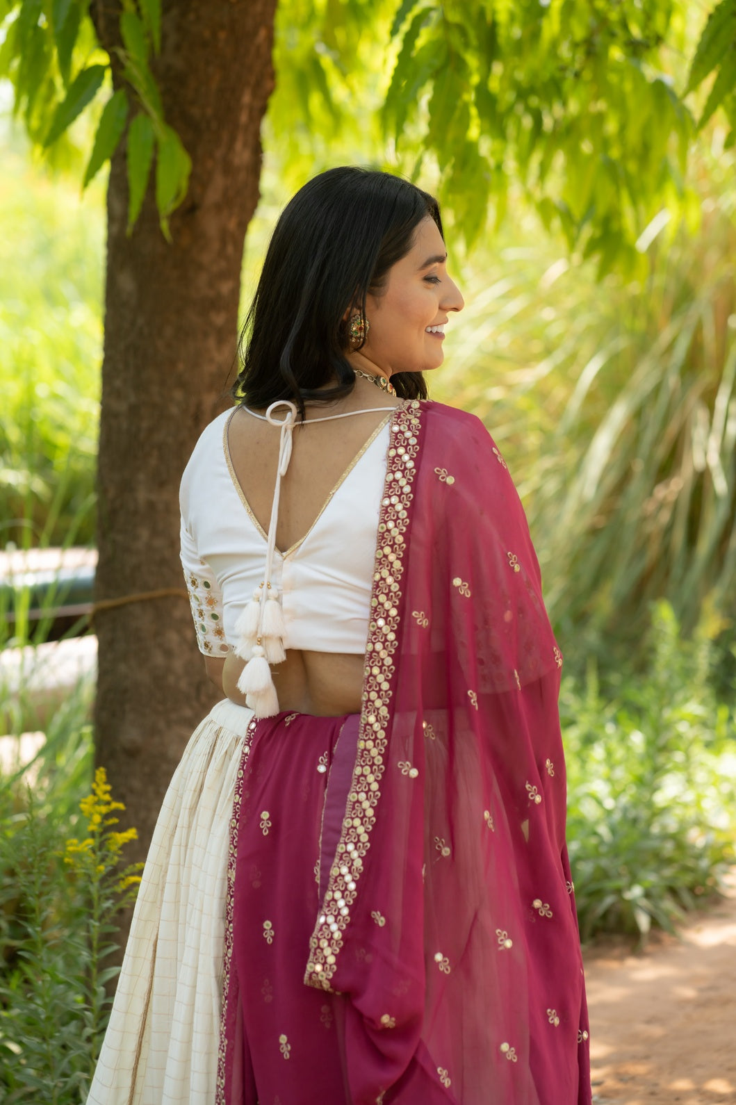 Gulrukh – Off-White  blouse