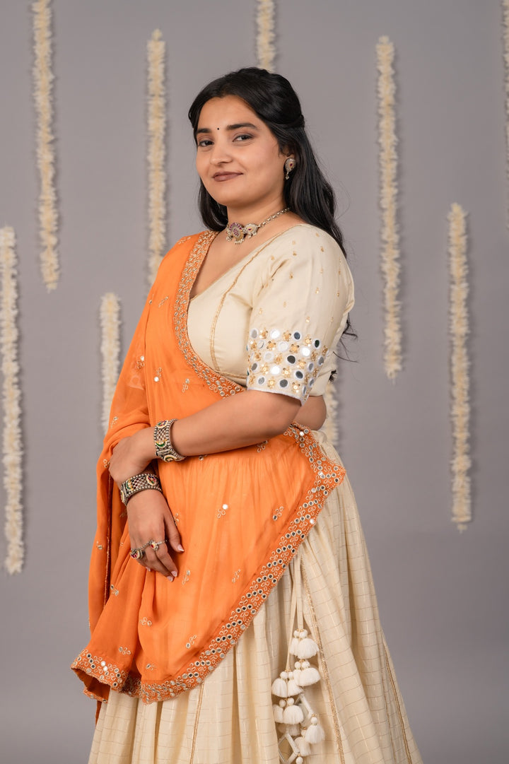 Zaria Dupatta – Orange