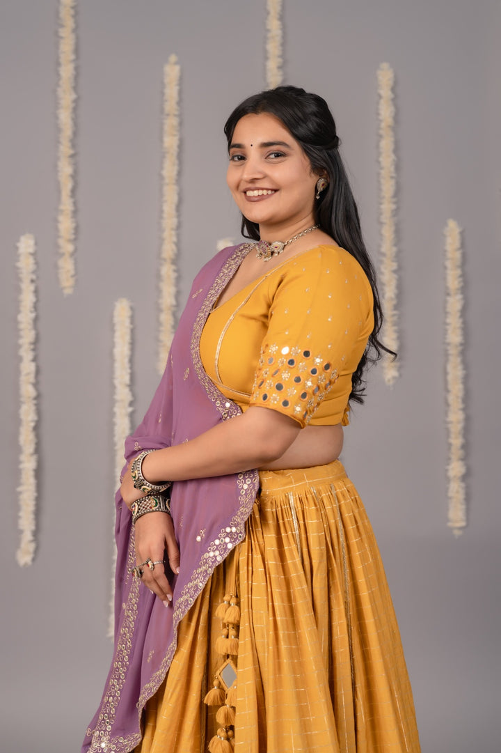 Zehra - Mustard Yellow  blouse