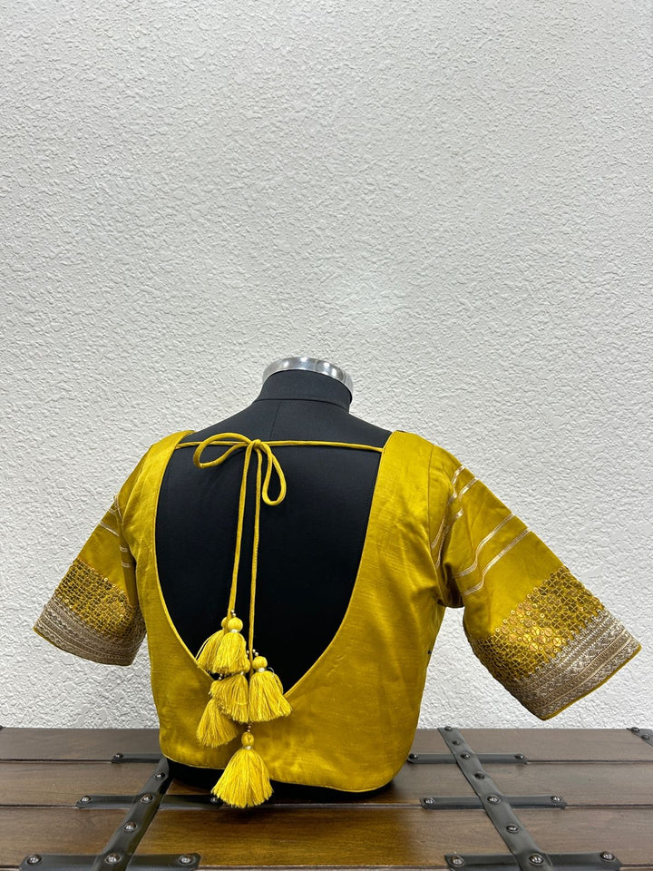 Designer Handmade Tikki Work  Blouse | Pohi studio