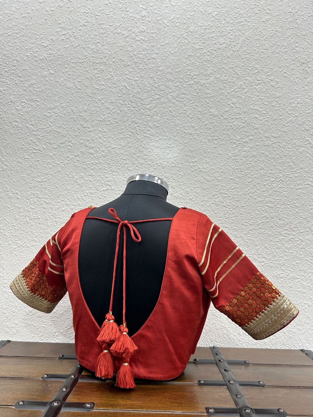 Designer Handmade Tikki Work  Blouse | Pohi studio