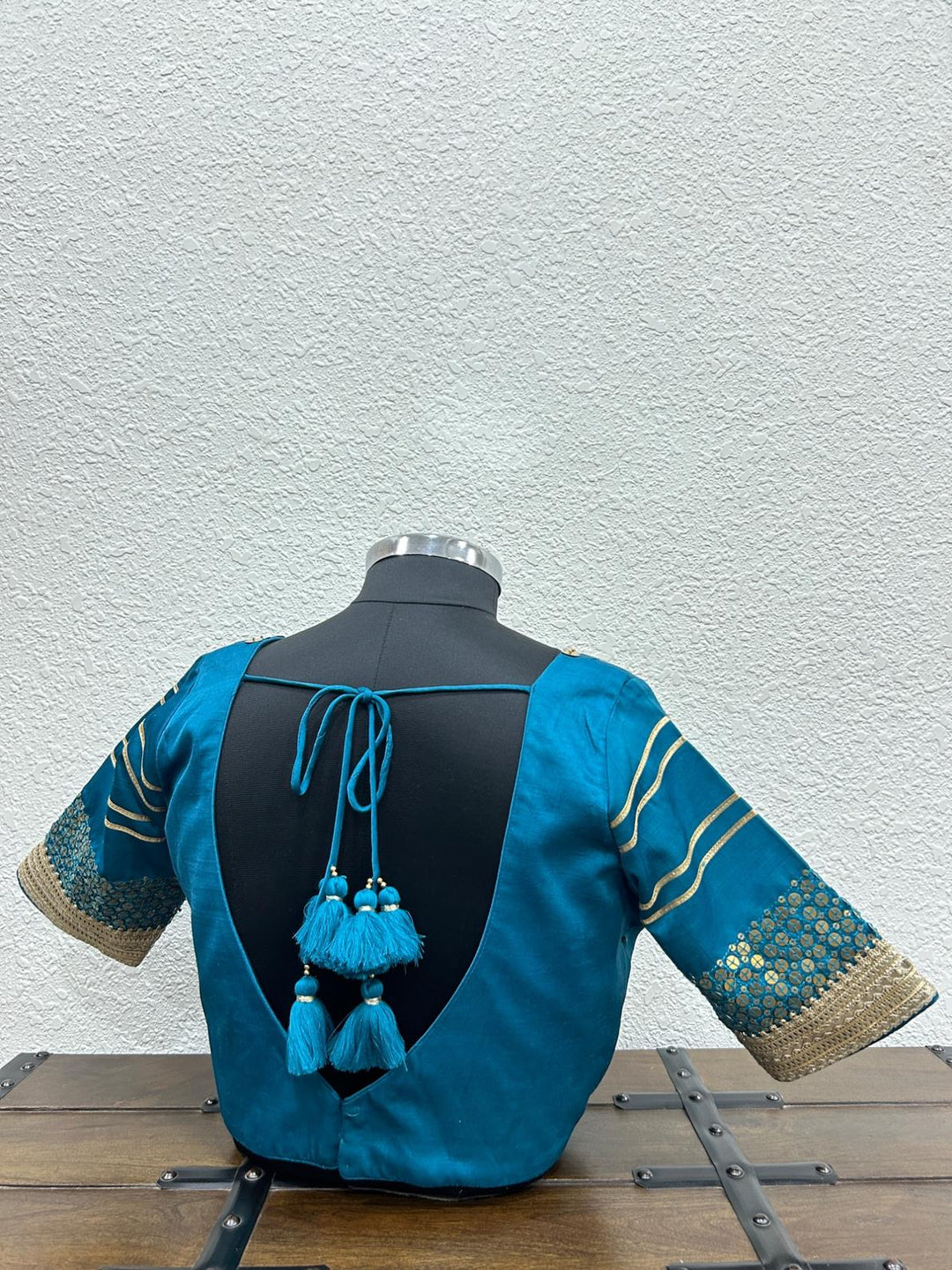 Designer Handmade Tikki Work  Blouse | Pohi studio