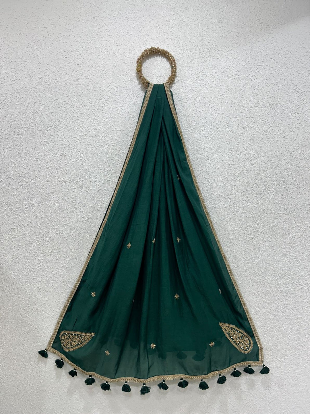 Chanderi Silk Handwork Dupatta | Pohi studio