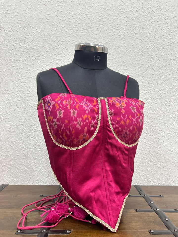 Patola Corset Blouse | Pohi studio | Ahmedabad