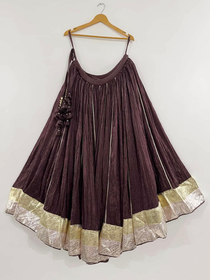 Crush Tissue Chaniya For Navratri Festive Wear  | Pohi Studio