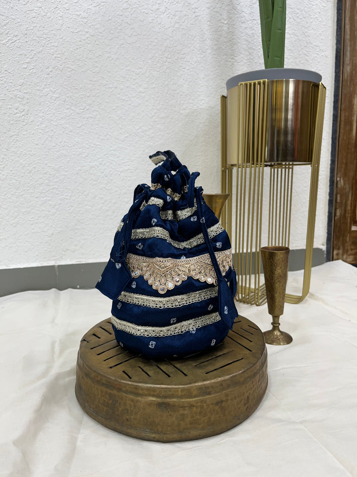 Meher Potli – Navy Blue