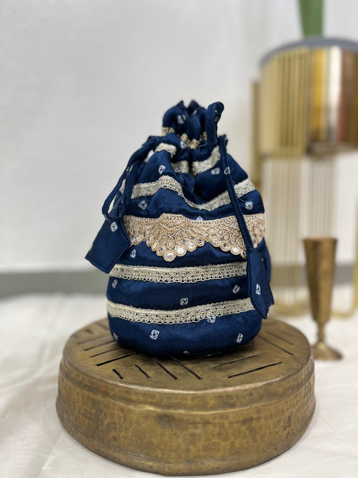 Meher Potli – Navy Blue