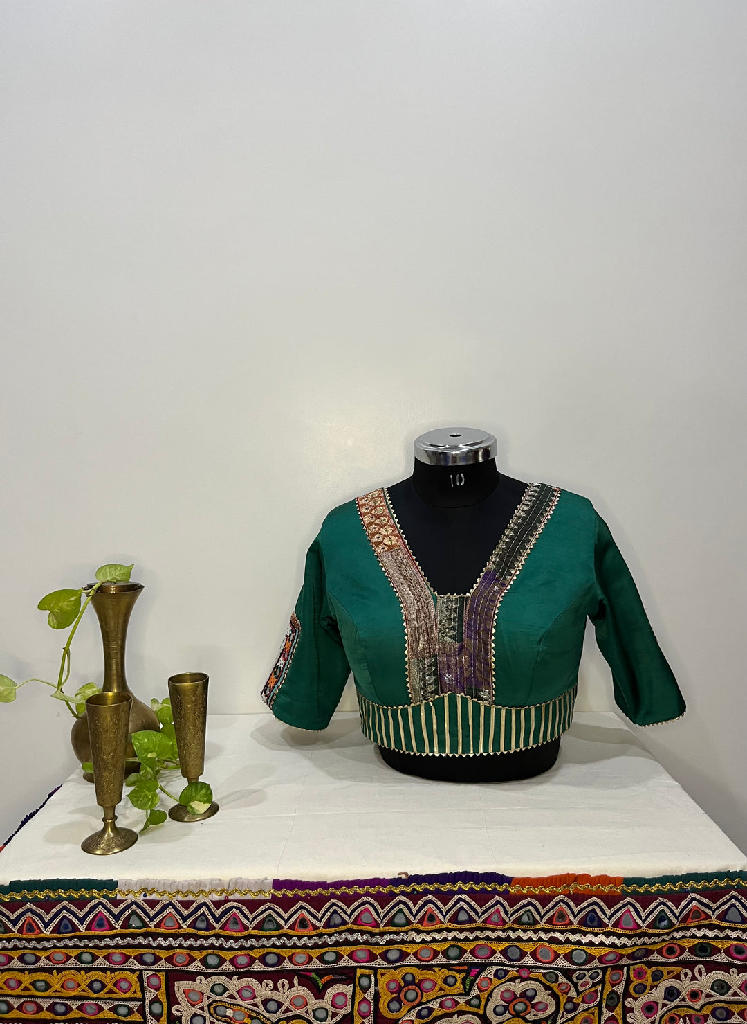 Vama Blouse – Rama Green