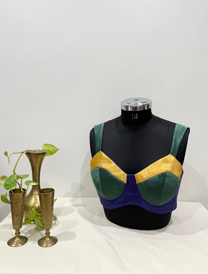 Zariya Bralette – Yellow / Green / Purple