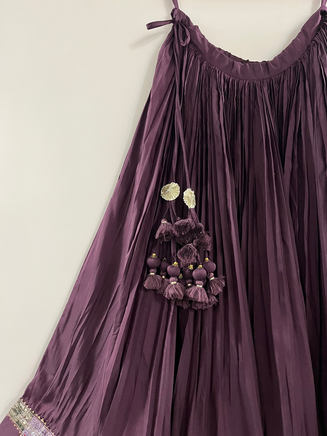 Zariah Wine Lehenga