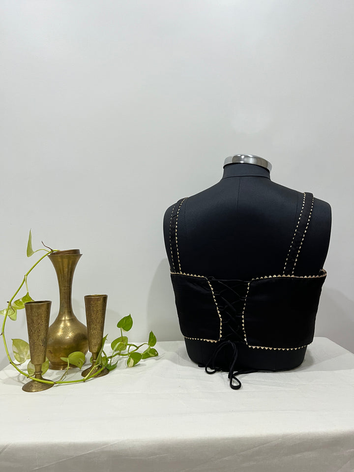 Midnight Kasab Blouse