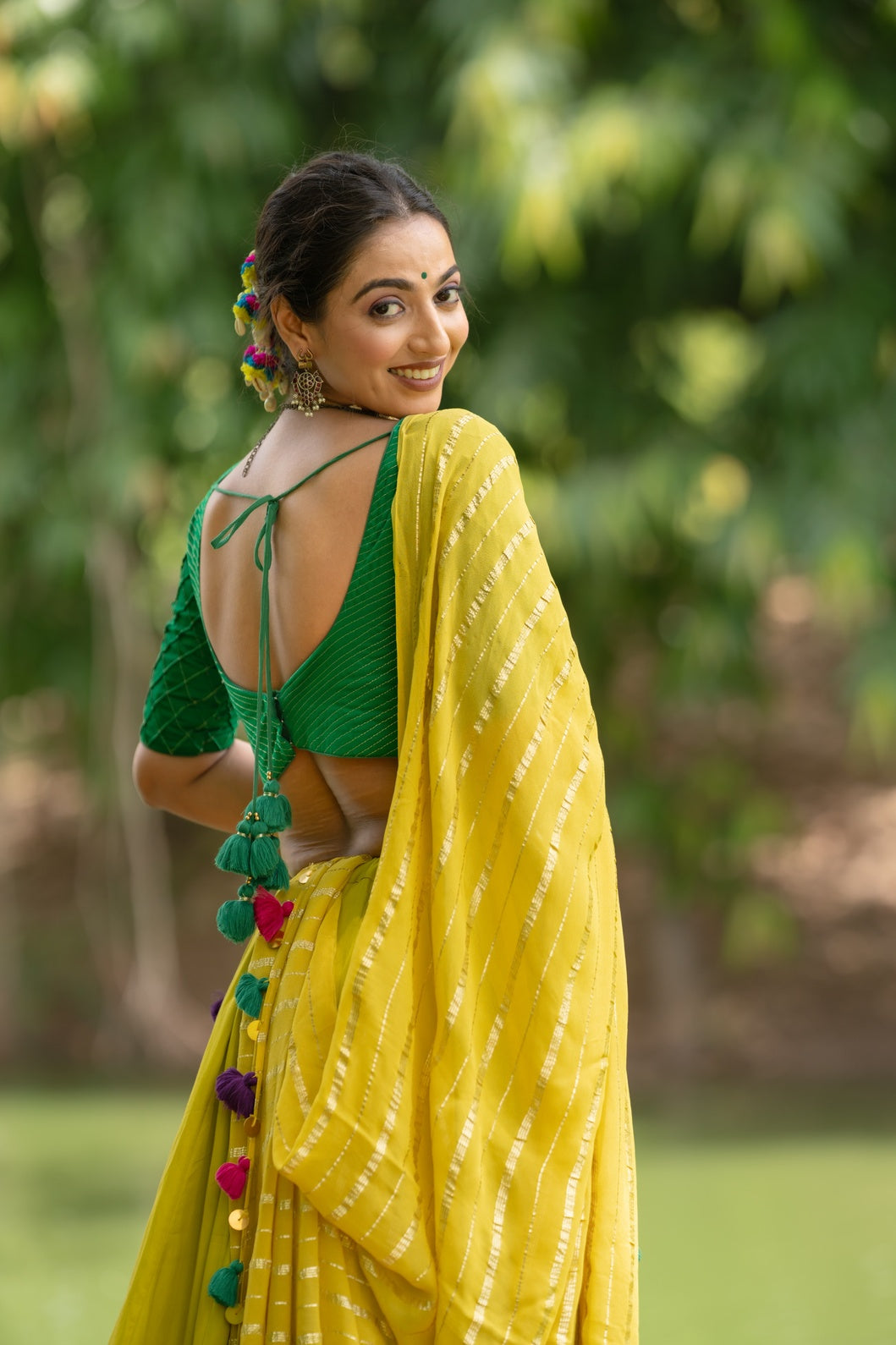 Meher Blouse – Green