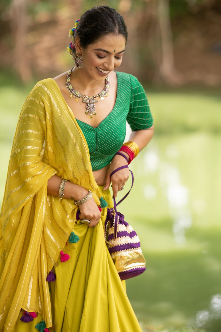 Meher Dupatta - Yellow