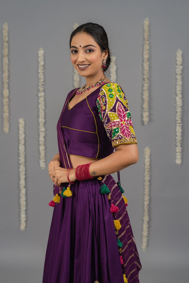 Noorvi Blouse – Purple