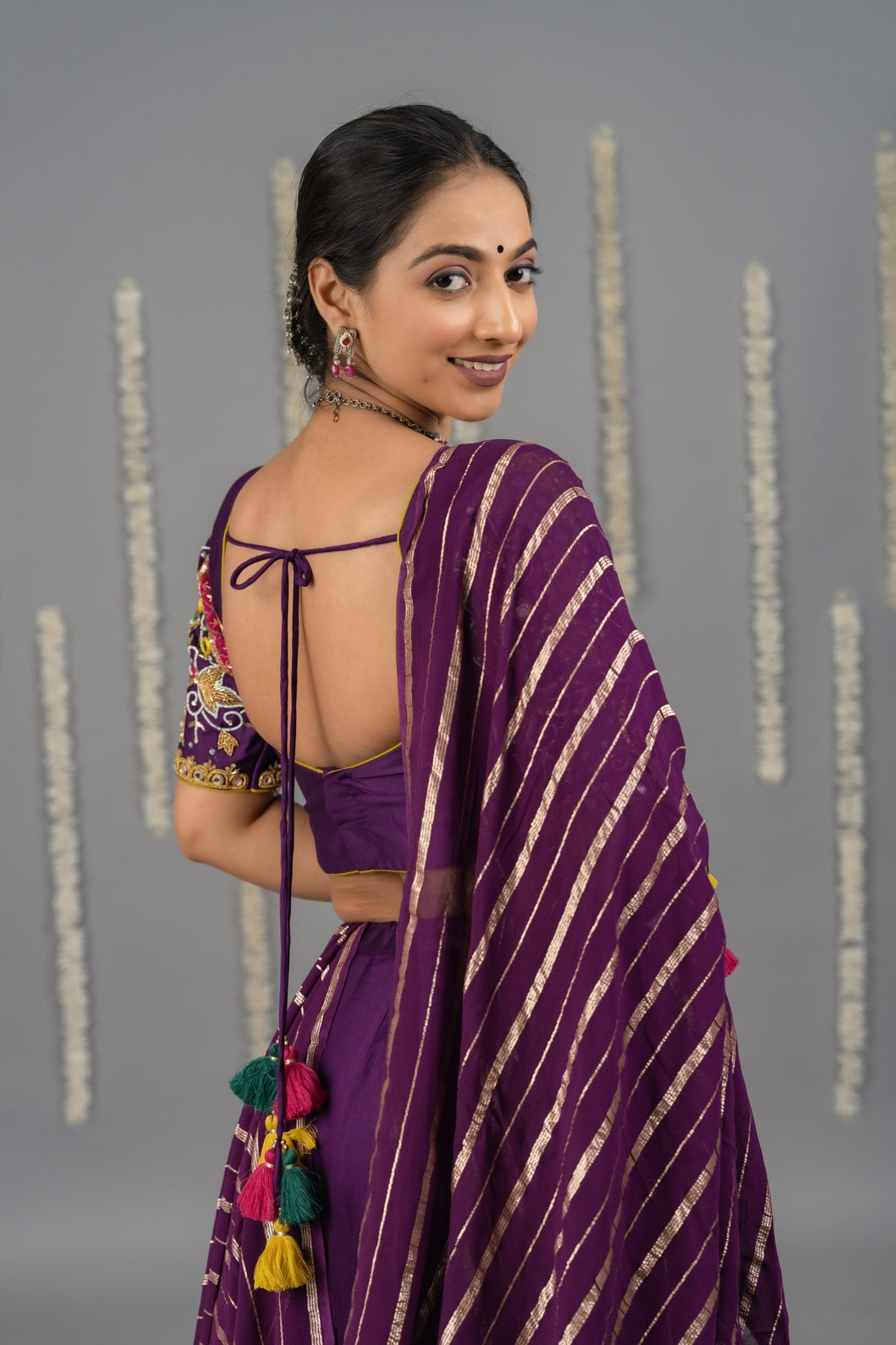 Noorvi Blouse – Purple