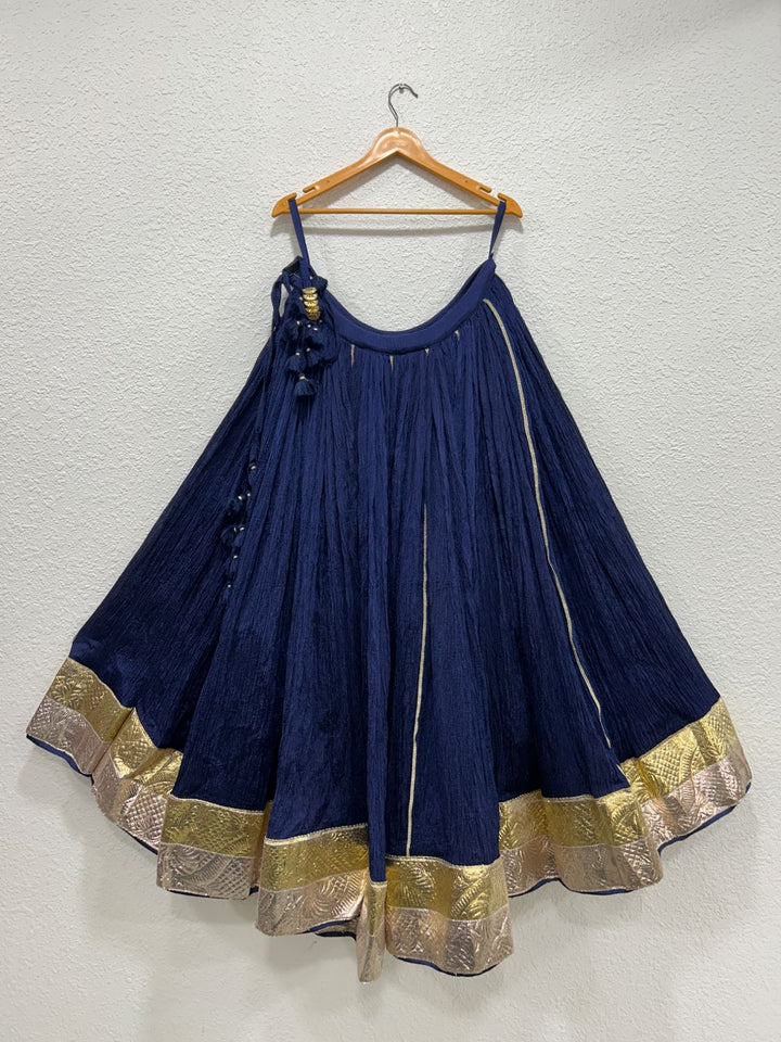 Crush Tissue Chaniya For Navratri Festive Wear  | Pohi Studio