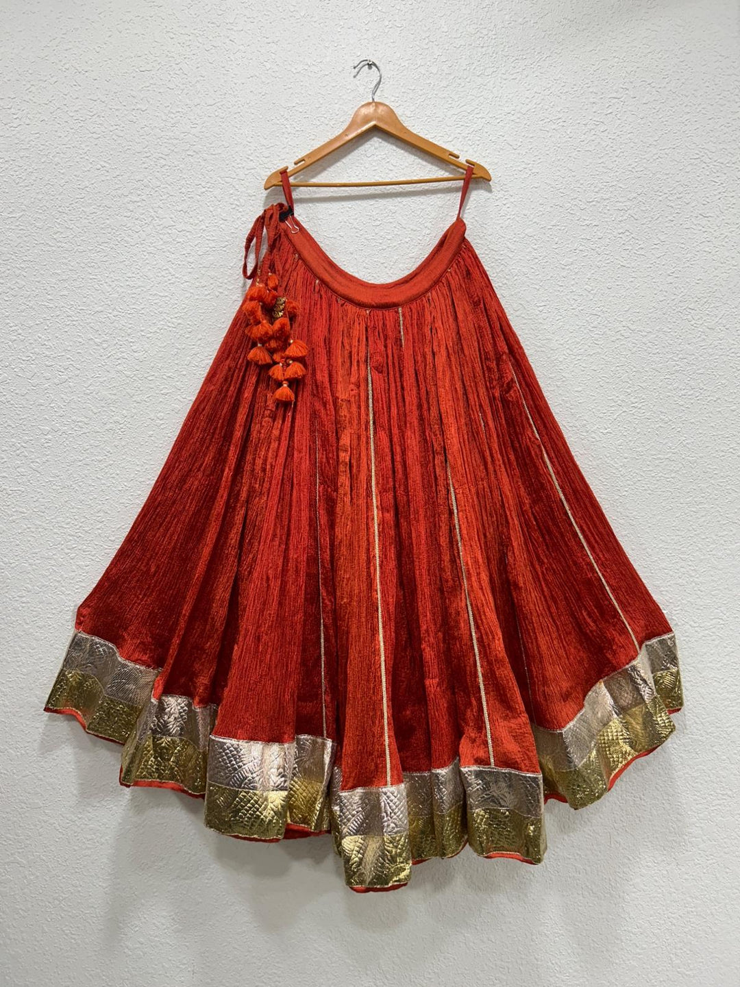 Crush Tissue Chaniya For Navratri Festive Wear  | Pohi Studio