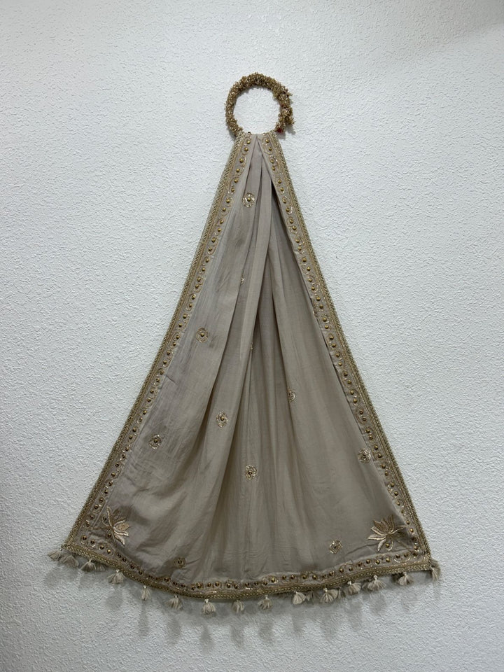 Designer traditional dupatta with lightweight elegant festive drape